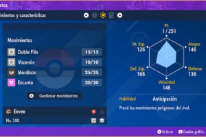 Eevee Imbatible Datos Pokemon Escarlata Purpura 02
