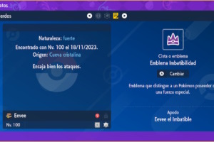 Eevee Imbatible Datos Pokemon Escarlata Purpura 03