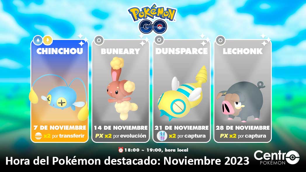 Hora Del Pokemon Destacado Noviembre 2023
