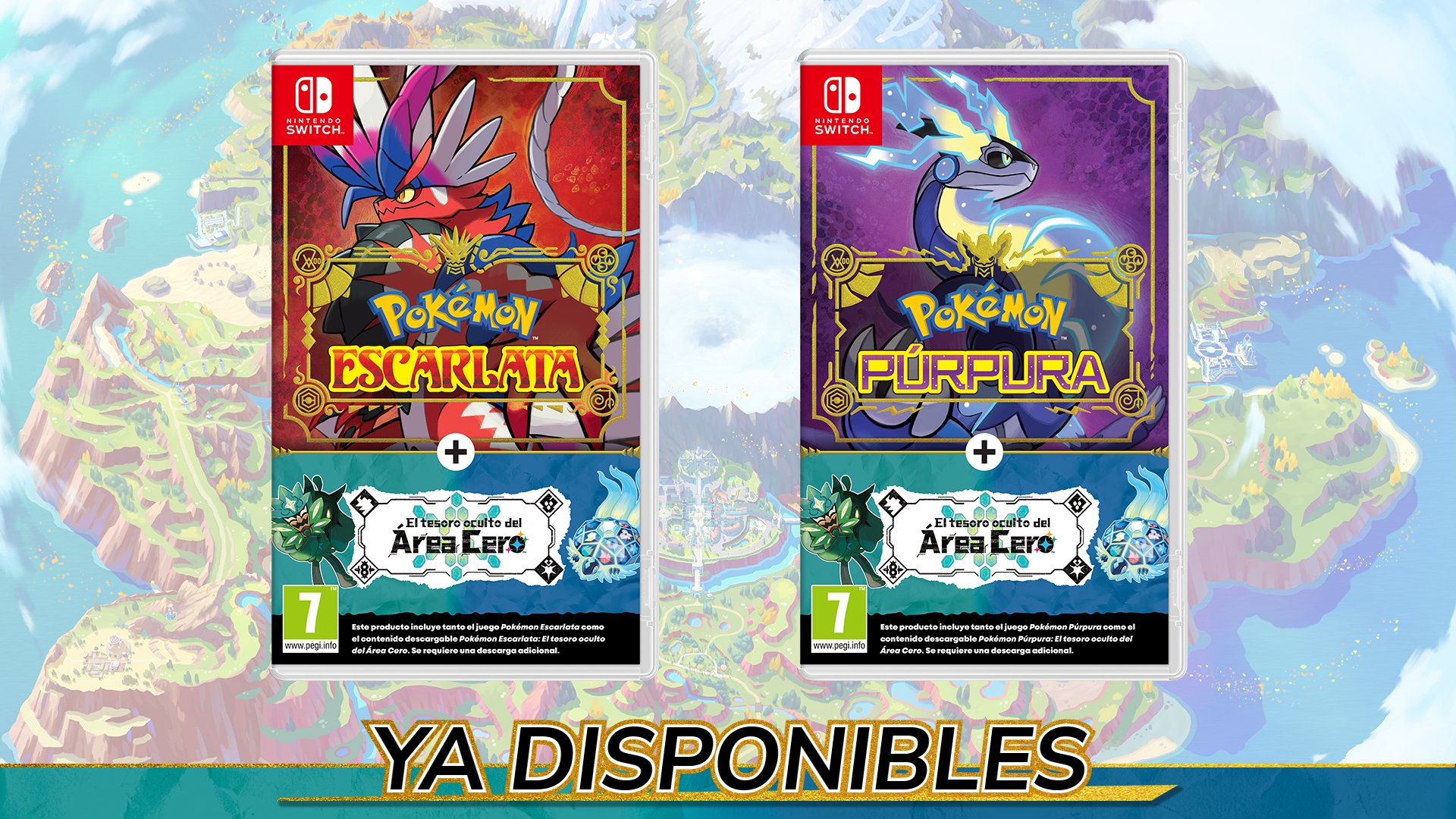 Pokémon Escarlata y Púrpura detalla su DLC y el regreso de otros