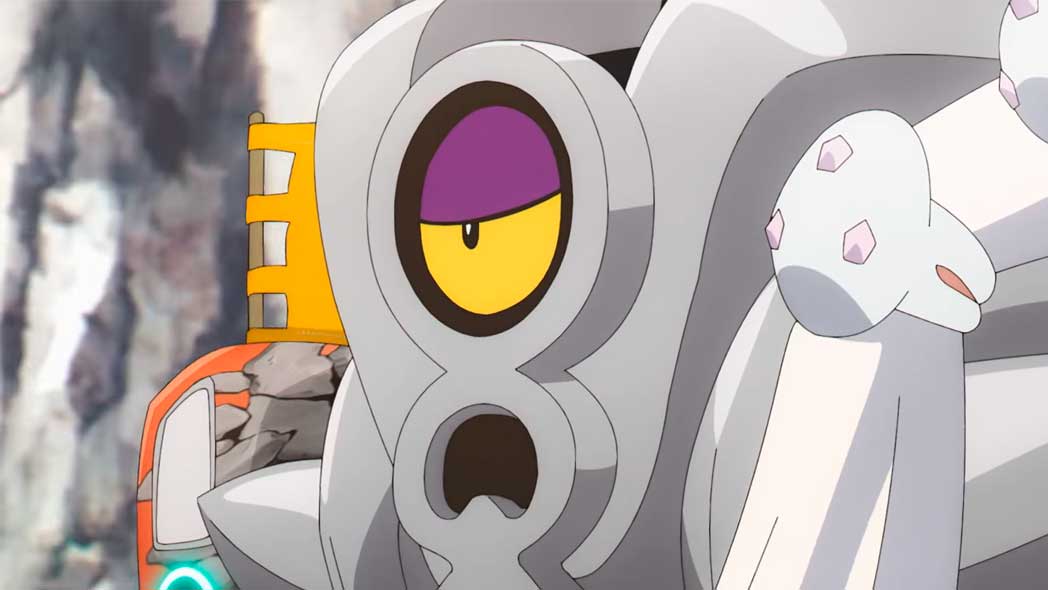 Revavroom del tercer episodio de Pokémon: Vientos de Paldea