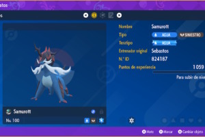 Samurott De Hisui Teraincursion 7 Estrellas Datos 01 Pokemon Escarlata Purpura
