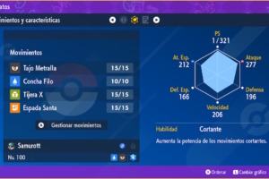 Samurott De Hisui Teraincursion 7 Estrellas Datos 02 Pokemon Escarlata Purpura