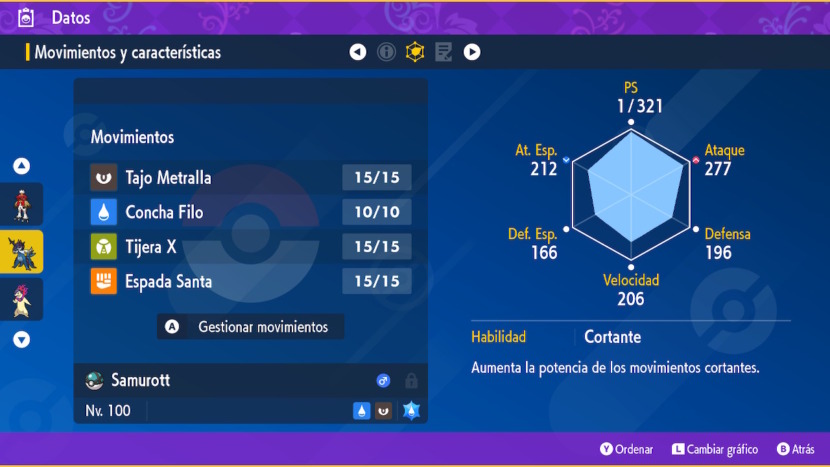 Samurott De Hisui Teraincursion 7 Estrellas Datos 02 Pokemon Escarlata Purpura