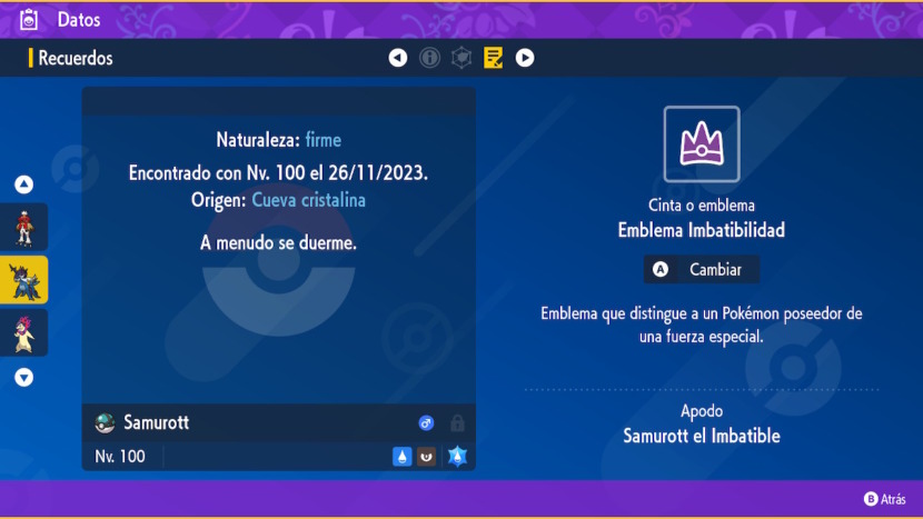 Samurott De Hisui Teraincursion 7 Estrellas Datos 03 Pokemon Escarlata Purpura