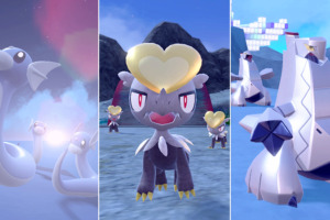 Evento de apariciones masivas de Dratini, Jangmo-o y Duraludon para Pokémon Escarlata y Púrpura: cómo conseguirlos con Emblema y Shiny