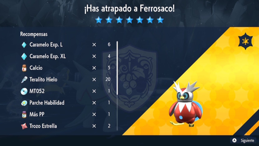 Teraincursion Ferrosaco 7 Estrellas Pokemon Escarlata Purpura 04