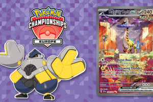 Consigue a este Ferropalmas campeón vía Regalo Misterioso en Pokémon Escarlata y Púrpura