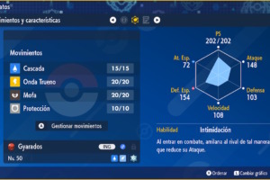 Gyarados Regalo Misterioso Singapur Pokemon Escarlata Purpura 02