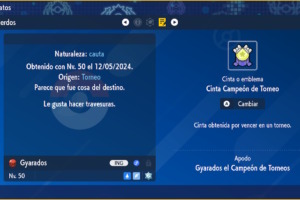 Gyarados Regalo Misterioso Singapur Pokemon Escarlata Purpura 03