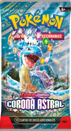 pokemon tcg scarlet violetstellar crown booster wrap lapras es