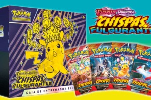 La expansión Escarlata y Púrpura-Chispas Fulgurantes de Pokémon TCG ya está disponible en todo el mundo