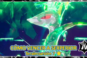 Teraincursión Serperior el Imbatible para Pokémon Escarlata y Púrpura