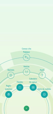 Menu Pokemon Home