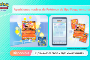 Recompensas del evento Aparición masiva de Pokémon de tipo Fuego para Pokémon TCG Pocket