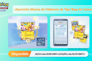Recompensas del evento Aparición masiva de Pokémon de tipo Rayo para Pokémon TCG Pocket