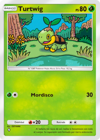Pokemon Tcg Pocket Pugna Espaciotemporal Turtwig ES