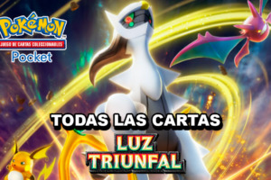 Todas las cartas del set «Luz Triunfal» para Pokémon TCG Pocket
