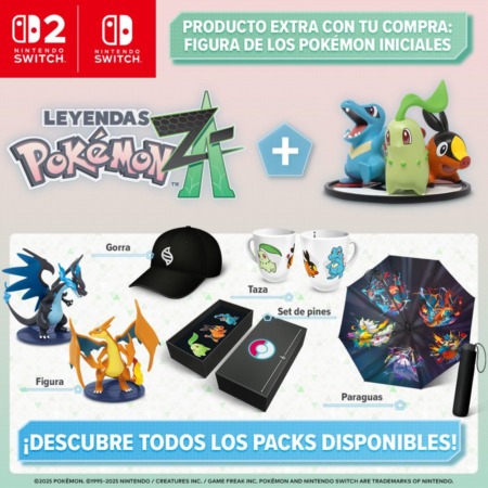 Packs My Nintendo Store Leyendas Pokemon Z A