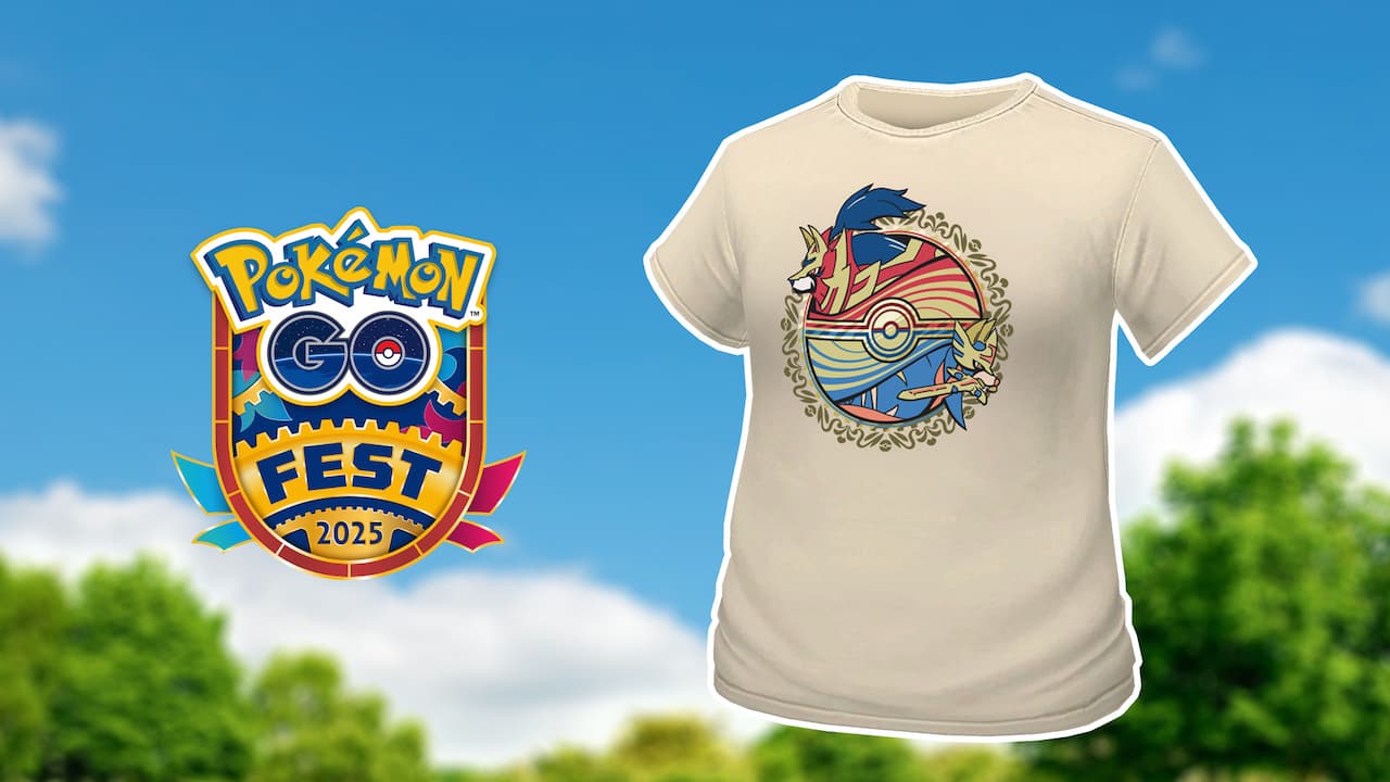 Camiseta Pokemon Go Fest 2025