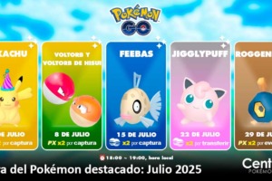 Hora Destacada Julio 2025 Pokemon Go