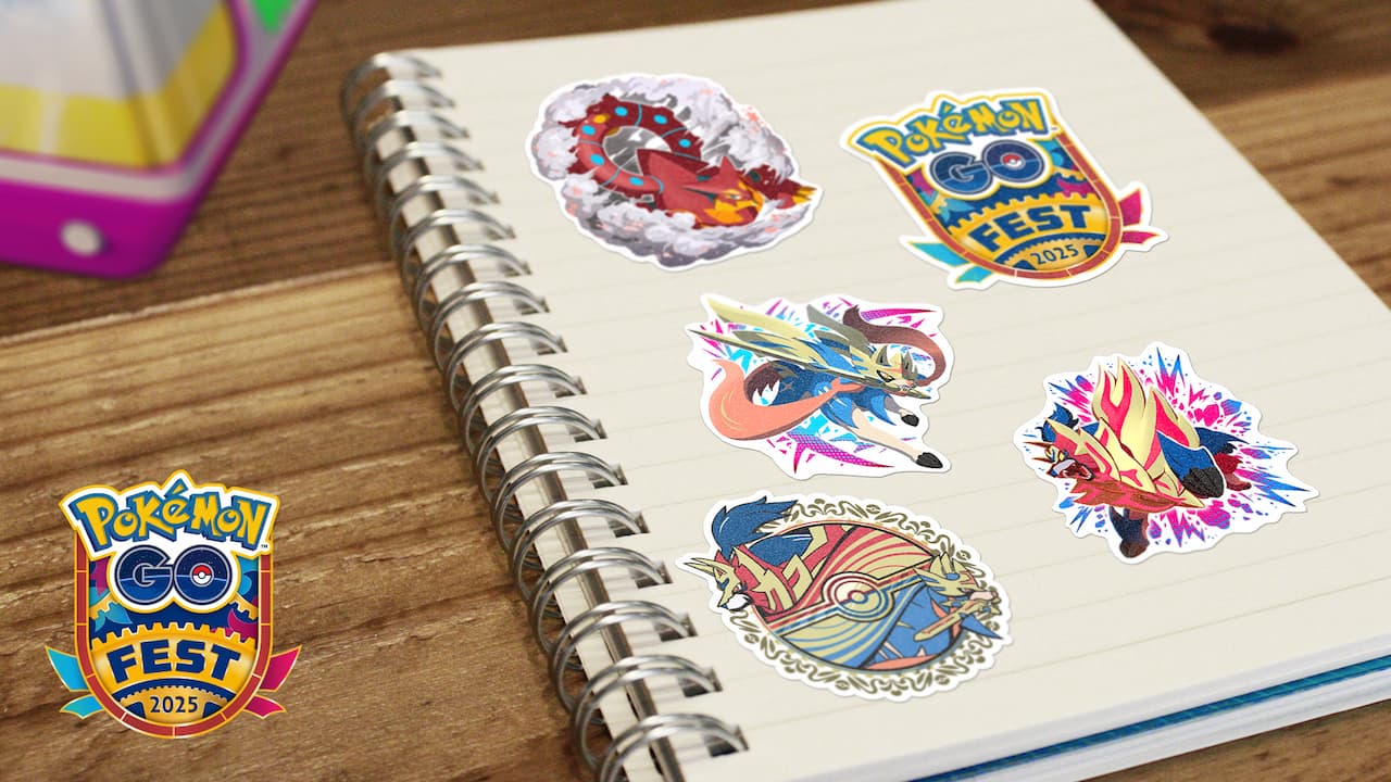 Pegatinas Pokemon Go Fest 2025