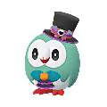 722 Rowlet Disfraz De Halloween Shiny Pokemon Go