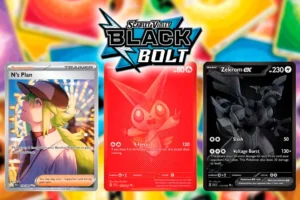 Todas las cartas de la expansión de Pokémon TCG Black Bolt en inglés