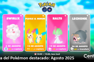 Hora Destacada Pokemon Go Agosto 2025