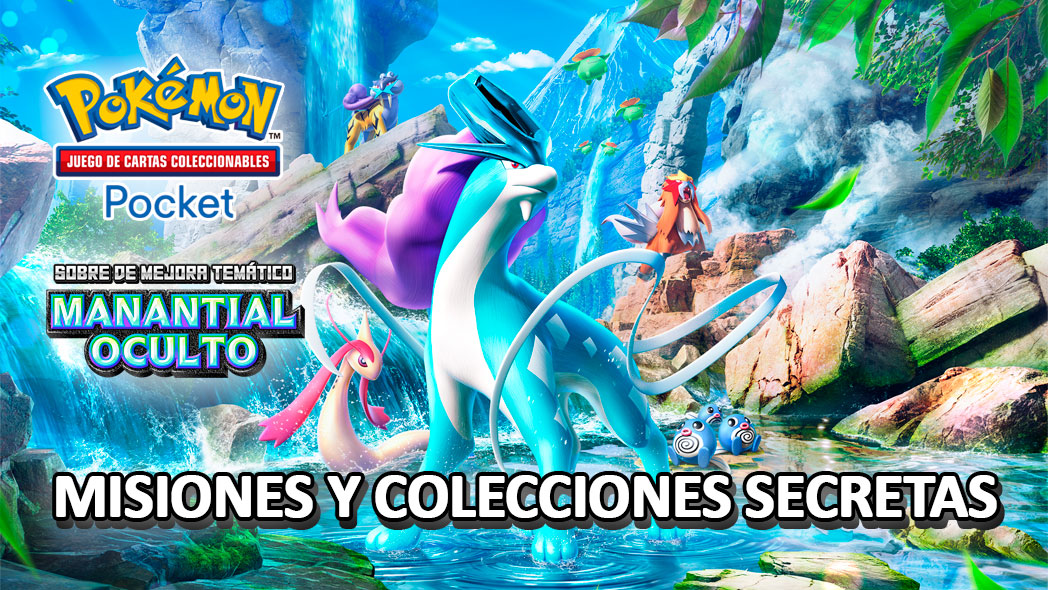 Misiones Y Colecciones Secretas Manantial Oculto Pokemon Tcgp