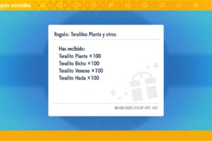 Regalo Misterioso Teralitos Pokemon Escarlata Purpura