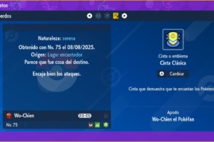 Wo Chien Shiny Regalo Misterioso Ficha 3 Pokemon Escarlata Purpura