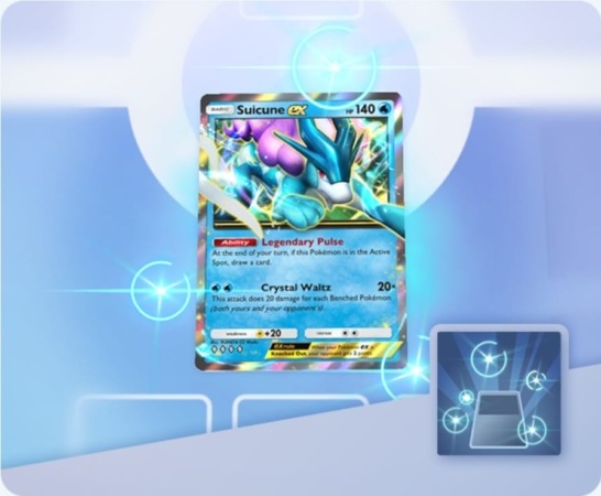 Destellos Solares Azul Claro Suicune Ex Pokemon Tcp