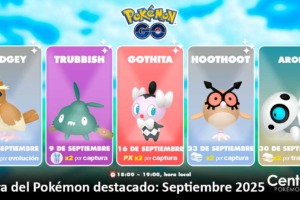 Horas Destacadas Septiembre 2025 Pokemon Go