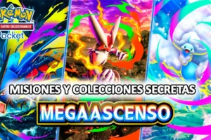 Megaascenso: misiones secretas y colecciones temáticas de la expansión para Pokémon TCG Pocket