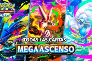 Todas las cartas de «Megaascenso», la expansión B1 de Pokémon TCG Pocket