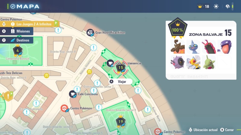 mapa zona salvaje 15 leyendas za