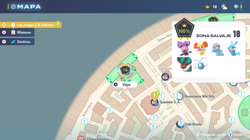mapa zona salvaje 18 leyendas za