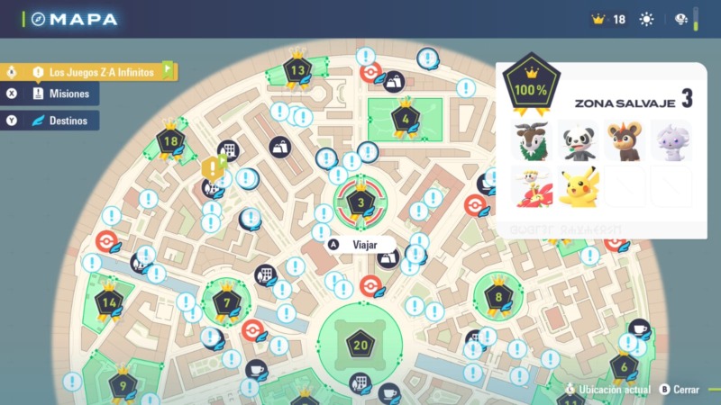 mapa zona salvaje 3 leyendas za