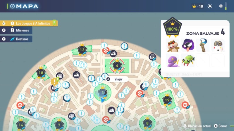 mapa zona salvaje 4 leyendas za