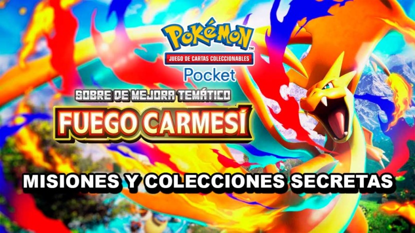 Misiones Secretas Y Colecciones Tematicas Fuego Carmesi Pokemon Tcgp