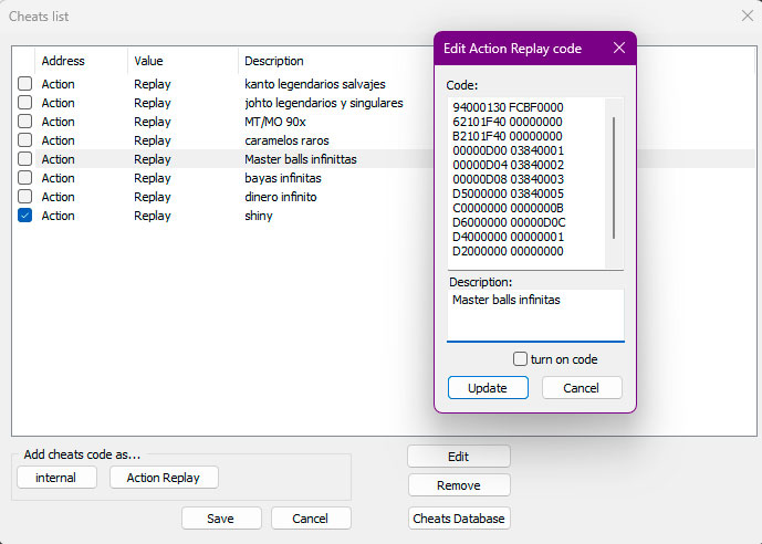Action Replay Desmume Pokemon