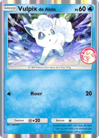 Carta Promo B 32 Vulpix De Alola Pokemon Tcgp
