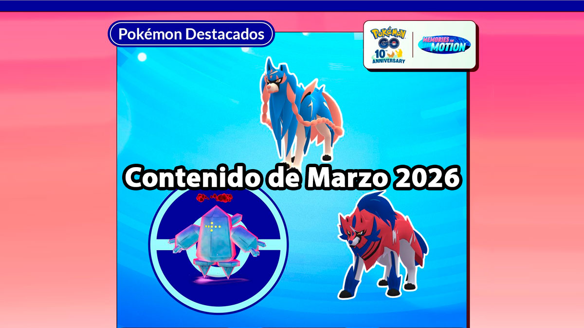 Calendario de eventos Marzo 2026 Pokemon Go