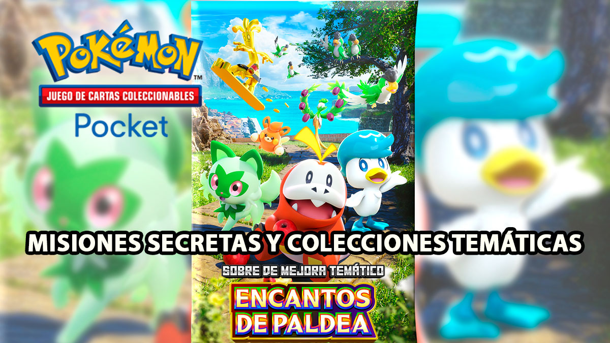 Encantos De Paldea Misiones Secretas Colecciones Tematicas Pokemon Tcgp