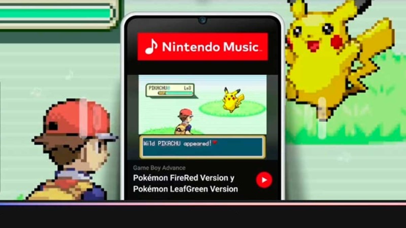 Nintendo Music añade la banda sonora de Pokémon Rojo Fuego y Verde Hoja: 64 temas clásicos de GBA