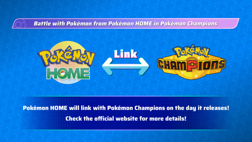 Conectividad de Pokémon HOME con Pokémon Champions