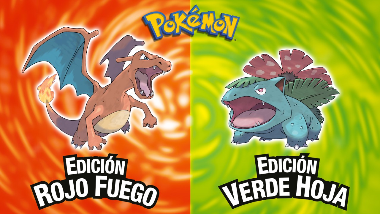 Pokemon Rojo Fuego Verde Hoja Portada Eshop