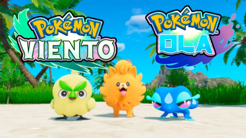 ¡Anunciados Pokémon Viento y Pokémon Ola (Oleaje en España)! La décima generación llegará en 2027