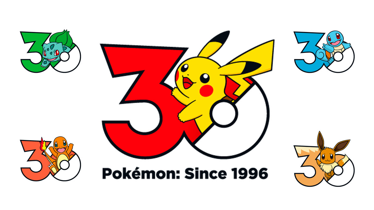 Portada Logos 30 Aniversario Pokemon